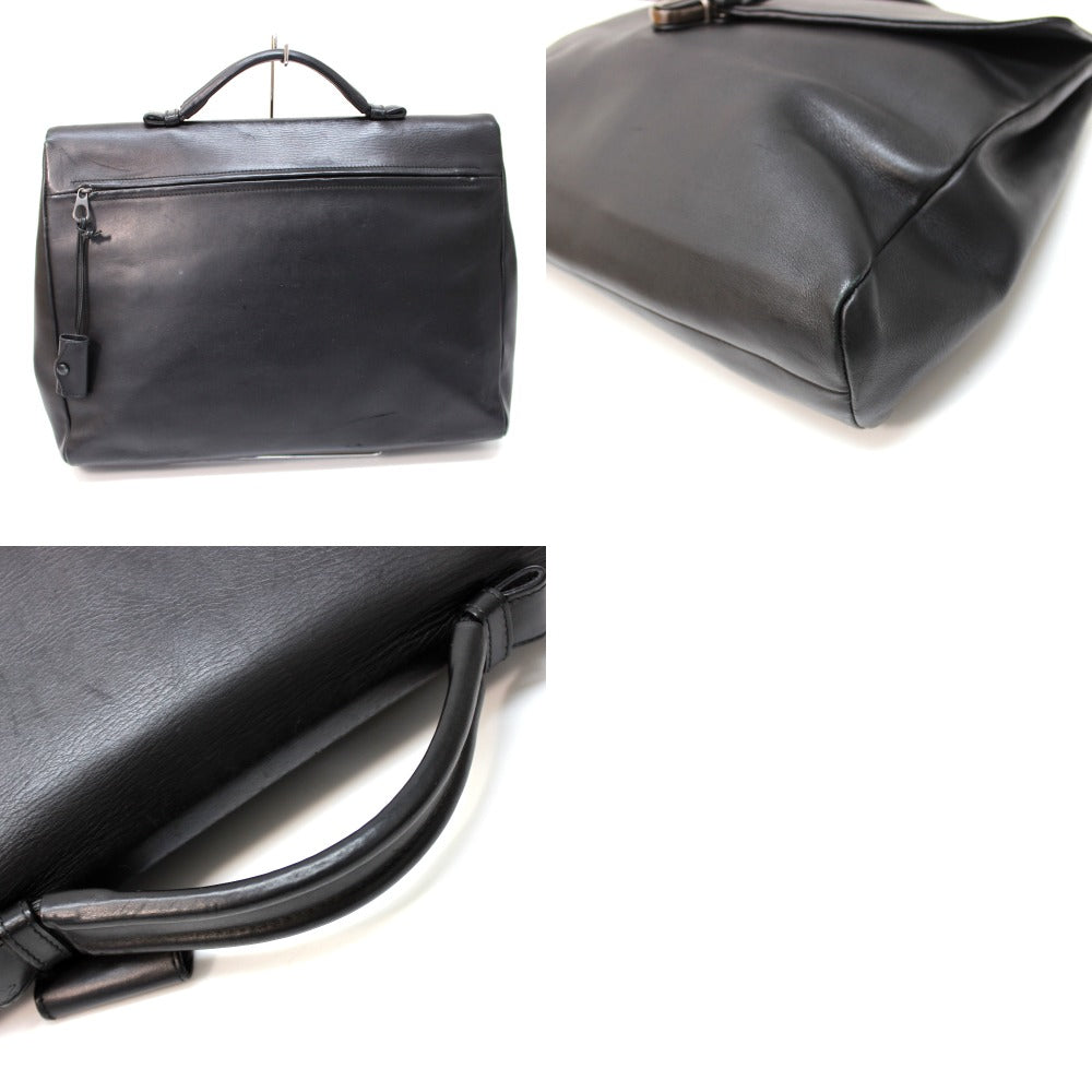 BOTTEGA VENETA 113095 Tote Bag, Handbag, Briefcase, Business Bag, Leather, Men's, Black