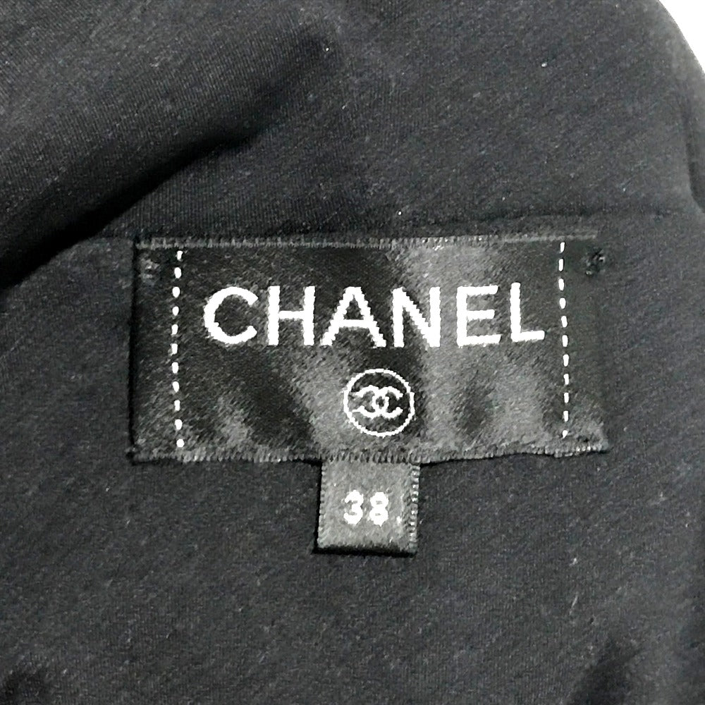 CHANEL 19C Zip-Up Hooded Vest with Sequins, Women's, Black