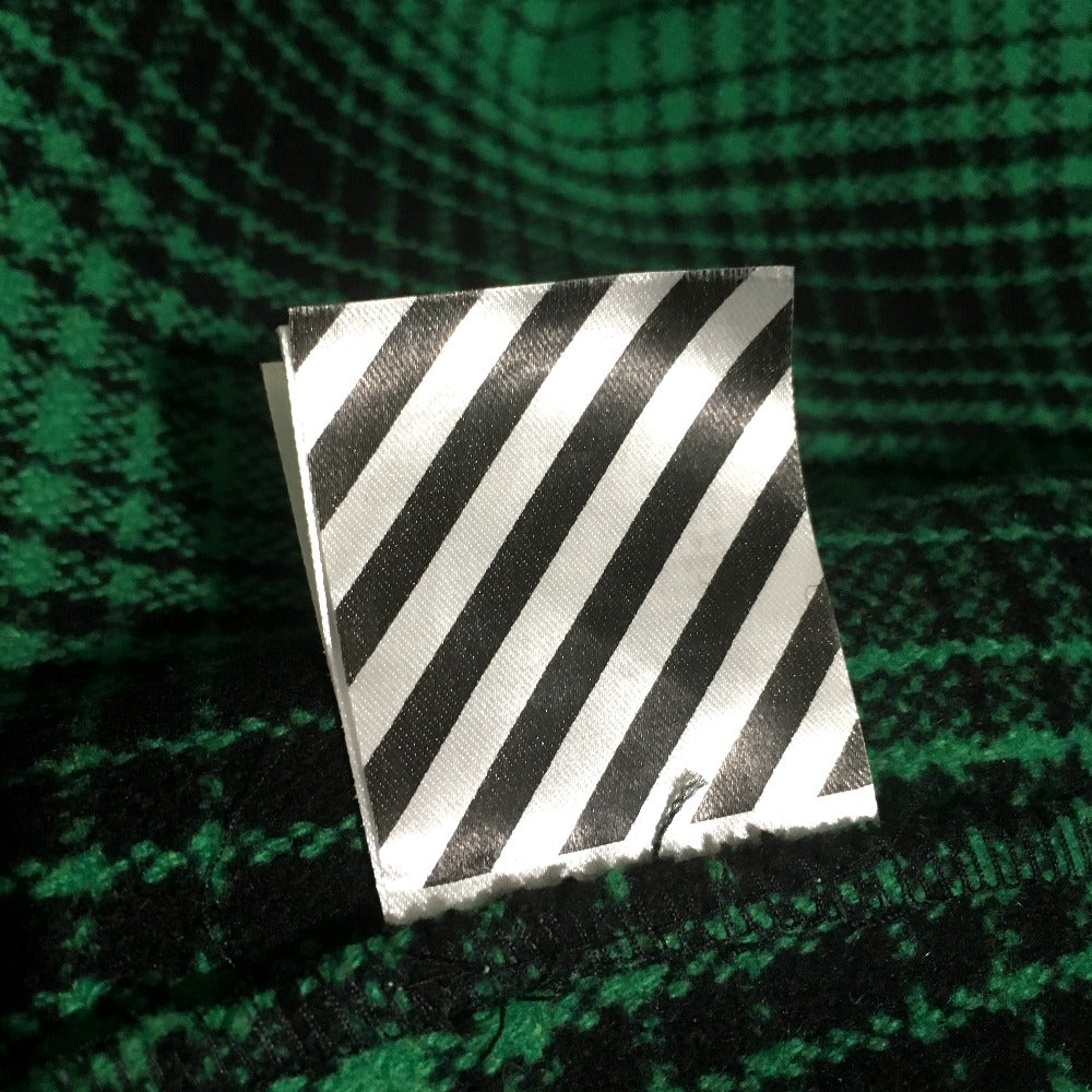 OFF-WHITE チェック柄 TARTAN SHIRT DIAG ALL OVER アウターその他 メンズ グリーン