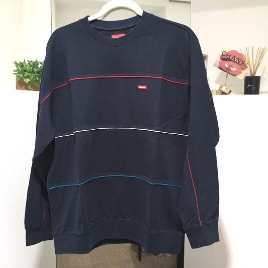Supreme 17AW Multicolor Piping Pique Crewneck 長袖 ロンT メンズ トップスその他 - brandshop-reference