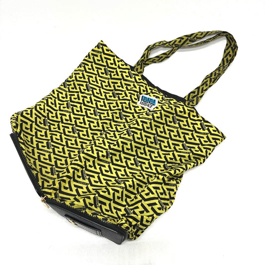 VERSACE カバン エコバッグ グレカ 折り畳み ショルダーバッグ 肩掛け トートバッグ ナイロン レディース - brandshop-reference