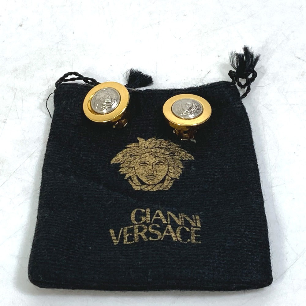 VERSACE アクセサリー ラウンド メデューサ バイカラー イヤリング メタル レディース - brandshop-reference