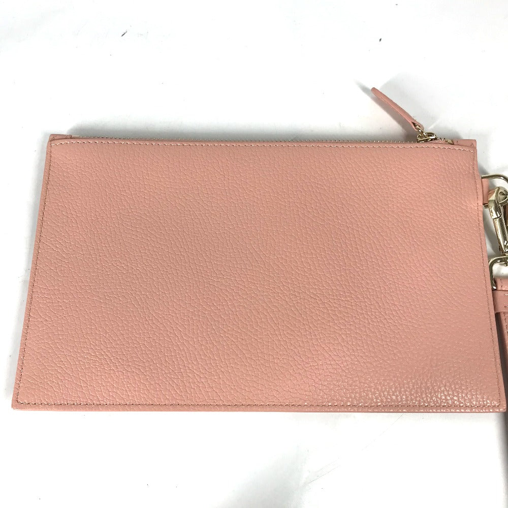 VERSACE カバン ポーチ メデューサ ストラップ付 クラッチバッグ レザー レディース - brandshop-reference