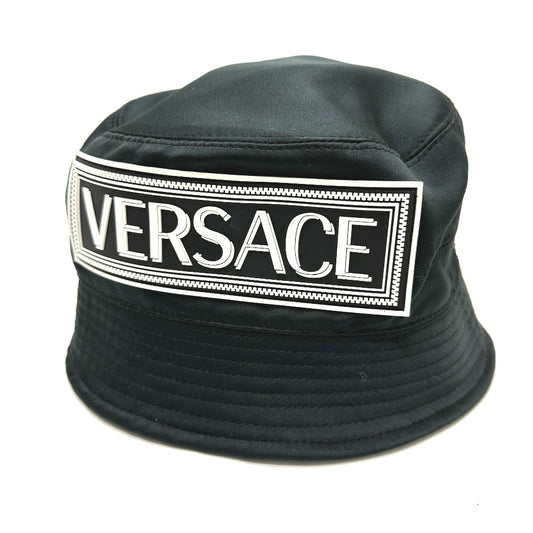 VERSACE ハット帽 帽子 バケットハット ボブハット ラバー ロゴ バケットハット ハット ポリエステル メンズ - brandshop-reference