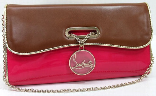 Christian Louboutin 1120586 クラッチバッグ リビエラ バイカラー カーフスキン レディース クラッチバッグ - brandshop-reference