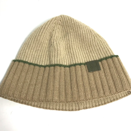 LOEWE アナグラムロゴ ビーニー 帽子 ニット帽 ニットキャップ ニット帽 ウール レディース - brandshop-reference