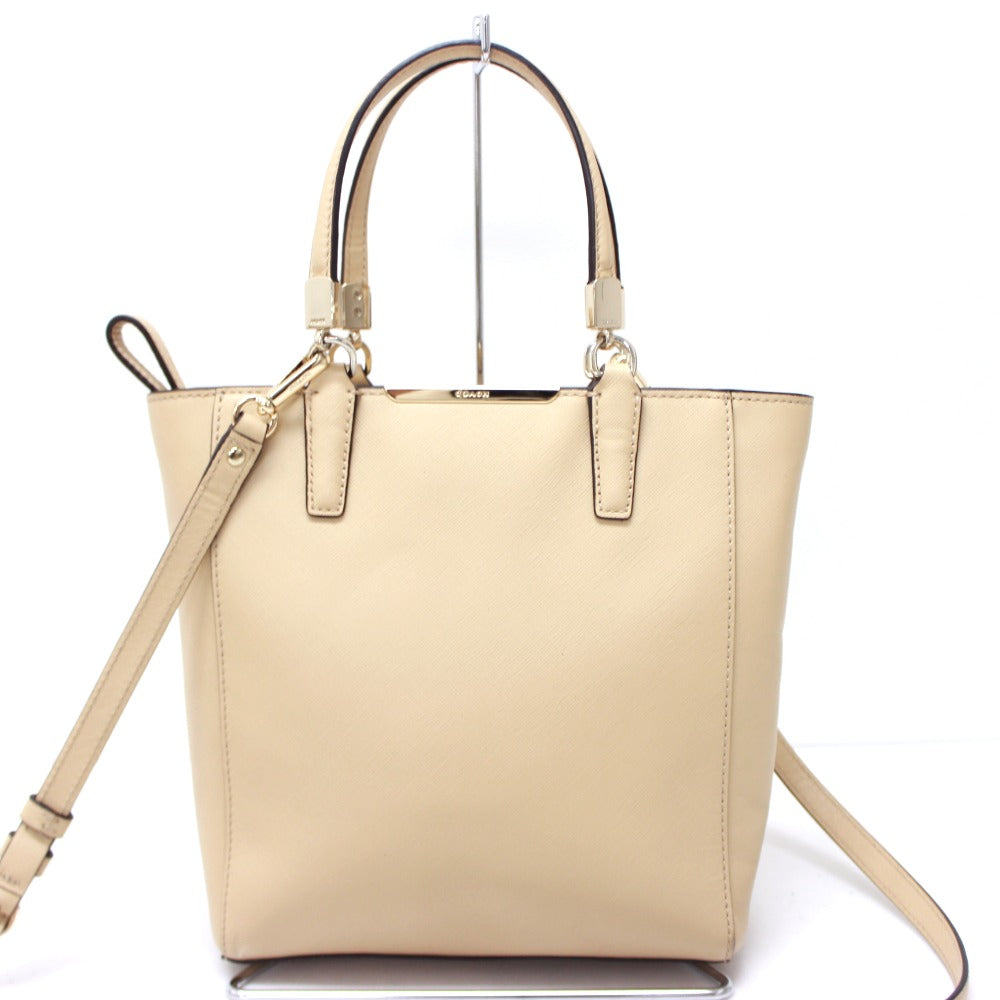 Coach 29001 Tan COACH MADISON MINI NORTH SOUTH SAFFIANO LEATHER