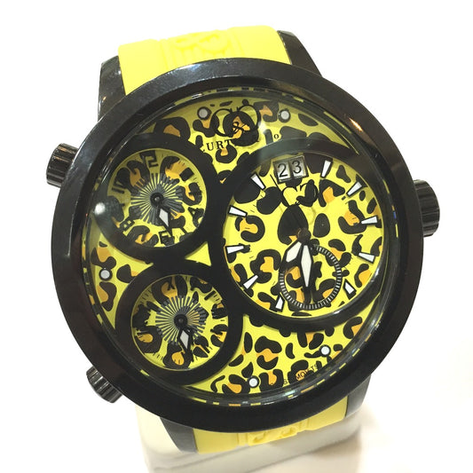 CURTIS & Co. SUW57JPJGY-B BIG Time WORLD クォーツ 腕時計 SS メンズ - brandshop-reference