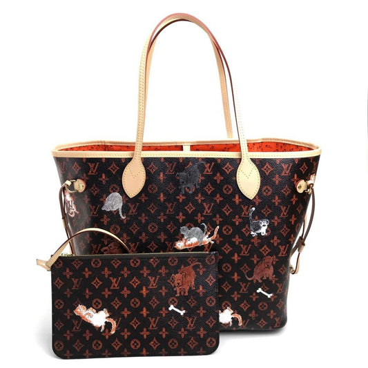 LOUIS VUITTON M44441 モノグラム ネヴァーフルMM カバン キャットグラム トートバッグ モノグラムキャンバス レディース - brandshop-reference