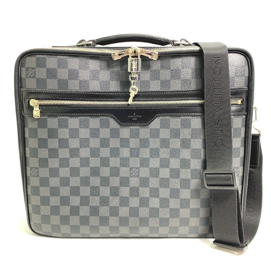 LOUIS VUITTON N58030 ダミエグラフィット 斜め掛け スティーブ カバン 2WAYショルダーバッグ ビジネスバッグ ダミエグラフィットキャンバス メンズ - brandshop-reference