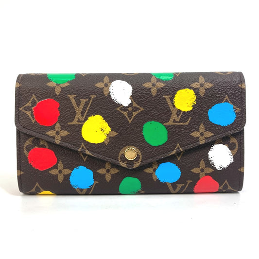 LOUIS VUITTON M81980 LV × YK草間彌生 モノグラム ポルトフォイユ・サラ NM 2つ折り 長財布 モノグラムキャンバス レディース - brandshop-reference