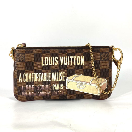 LOUIS VUITTON N63091 ダミエ ポシェット ミラMM アクセサリーポーチ カバン 肩掛け チェーンバッグ ショルダーバッグ ダミエキャンバス レディース - brandshop-reference