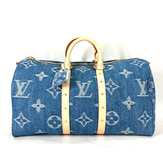 LOUIS VUITTON M24315 新作 LV リミックス キーポル・バンドリエール 45 ボストンバッグ モノグラムデニム レディース - brandshop-reference
