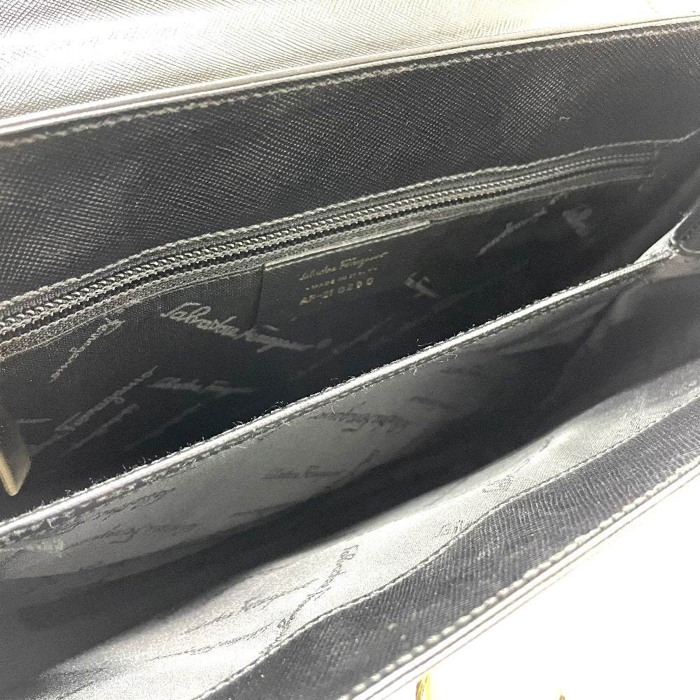 Salvatore Ferragamo AF-21 2WAY ガンチーニ カバン ショルダーバッグ ハンドバッグ レザー レディース - brandshop-reference