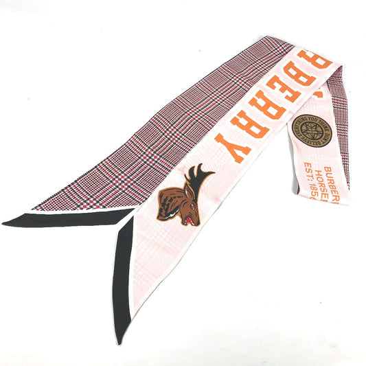 BURBERRY 8037524 ロゴ バンドースカーフ スカーフ シルク レディース - brandshop-reference