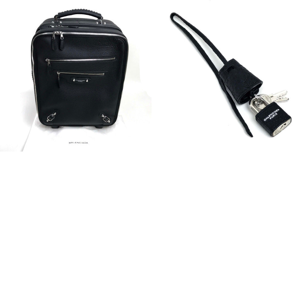 BALENCIAGA 272476 メンズ レディース TROLLEY トロリー 旅行用品 旅行バッグ キャリーバッグ レザー ユニセックス - brandshop-reference
