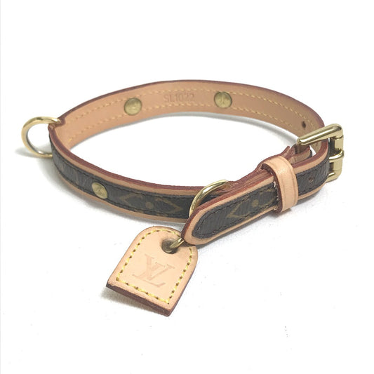 LOUIS VUITTON M58072 モノグラム コリエ・バクスターPM 小型犬用 首輪 モノグラムキャンバス レディース - brandshop-reference