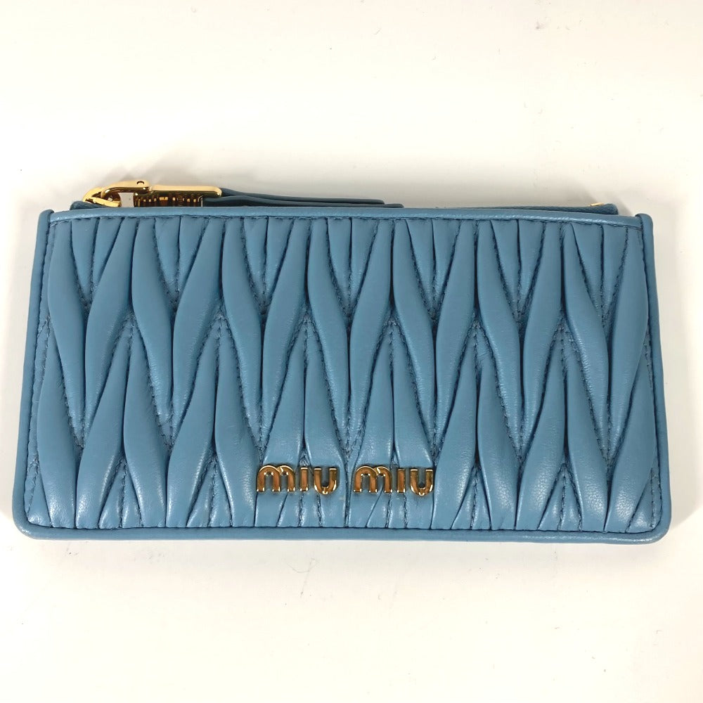 MIUMIU カードケース マテラッセ フラグメントケース 財布 小銭入れ