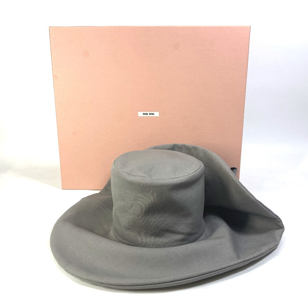 MIUMIU 5HC209 リボン りぼん ハット帽 帽子 バケットハット ボブハット ハット コットン レディース - brandshop-reference