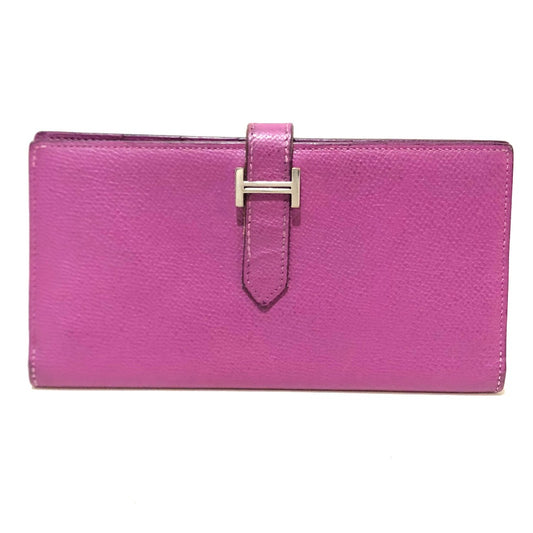 HERMES マチ付き 2つ折り長財布 ベアン スフレ エプソン レディース 長財布(小銭入れあり) - brandshop-reference