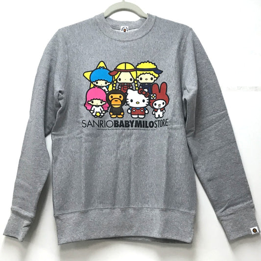 A BATHING APE BAPE(ベイプ) マイロ×サンリオキャラクターズ クルーネック スウェット トレーナー コットン ユニセックス - brandshop-reference