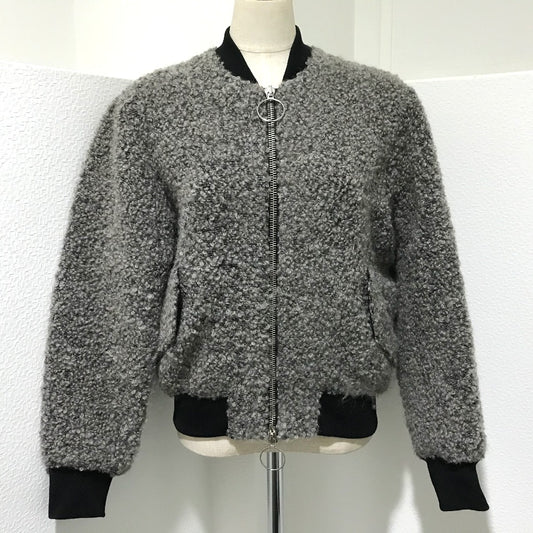 ACNE STUDIOS ウールブルゾン 14AW TYSON BOUCLE MA-1 上着 ボンバージャケット ブルゾンジャケット レディース - brandshop-reference