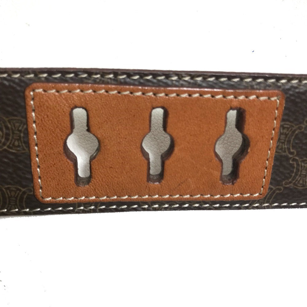 CELINE マカダム 2WAY セカンドバッグ ウエストバッグ PVC/レザー レディース - brandshop-reference