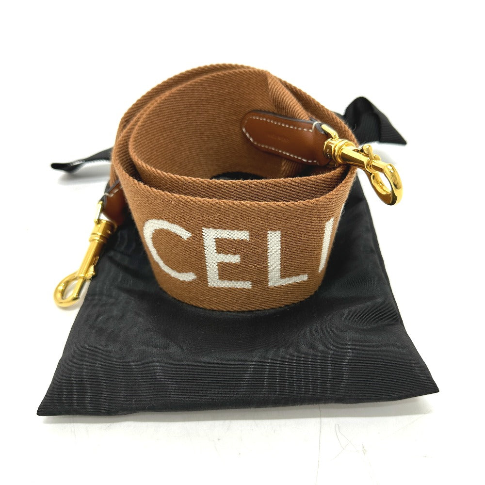 CELINE ロゴ カバン ショルダーストラップ キャンバス/レザー レディース - brandshop-reference