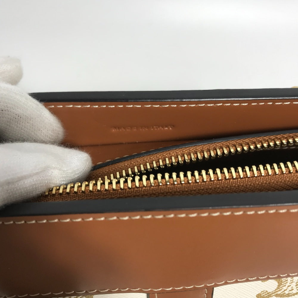 CELINE 191992BZJ ティーン カバ ドゥ フランス ポシェット カバン 斜め掛け ショルダーバッグ レザー レディース - brandshop-reference