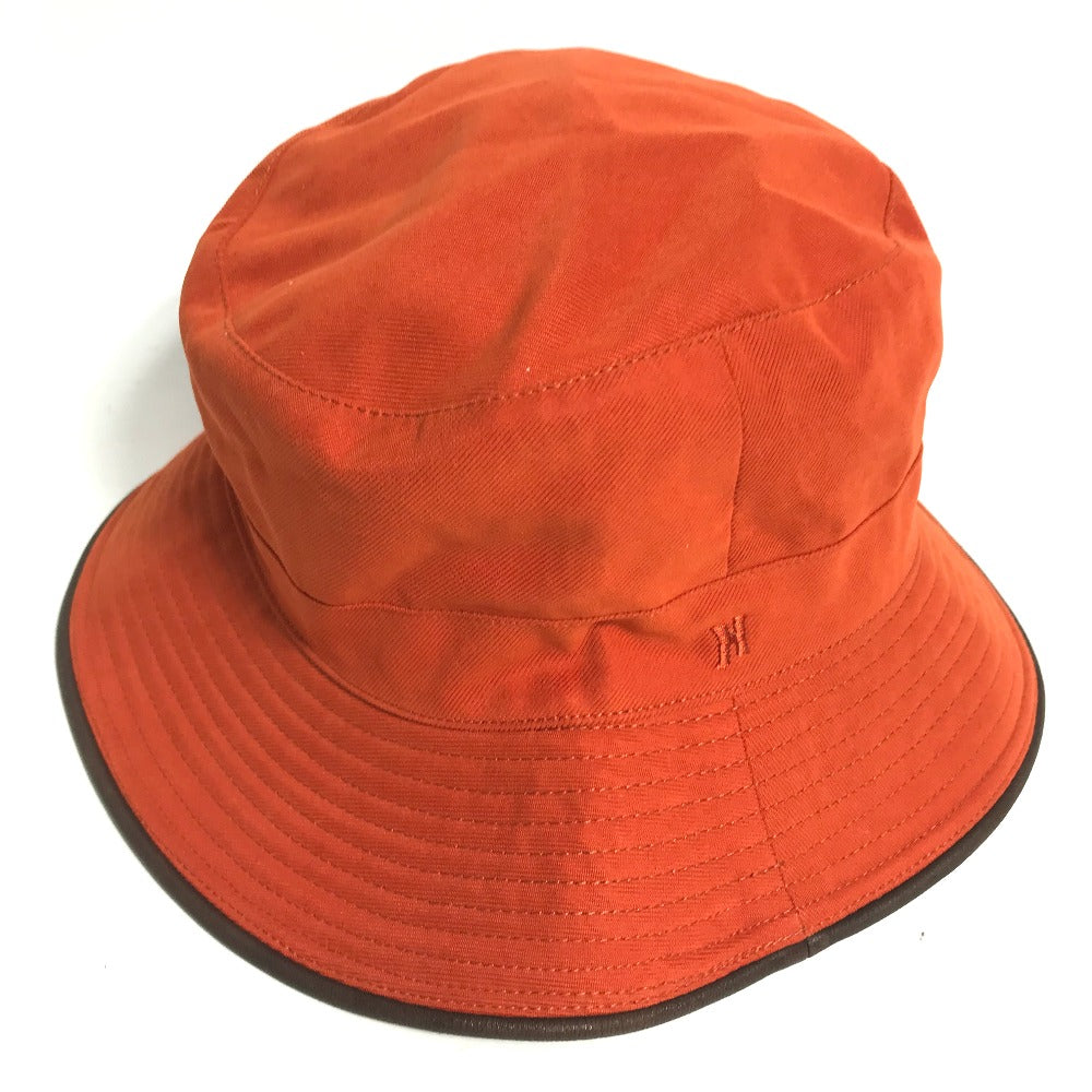 セール最新作良品 エルメス HERMES パイル ハット オレンジ 帽子