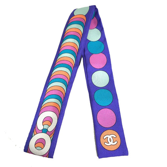 CHANEL ココマーク COCO バンドー スカーフ シルク レディース - brandshop-reference