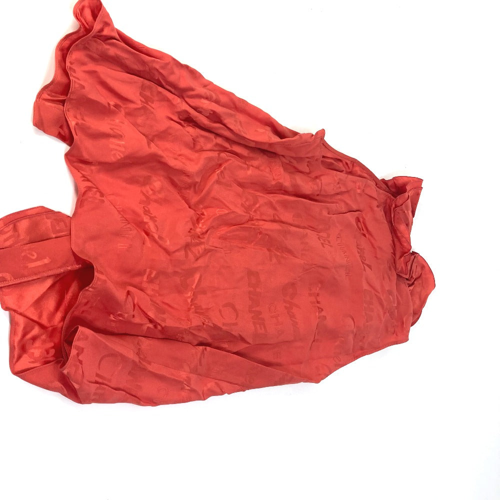 CHANEL P72306 ロゴ 総柄 フリル ノースリーブ 22P カットソー シルク レディース - brandshop-reference