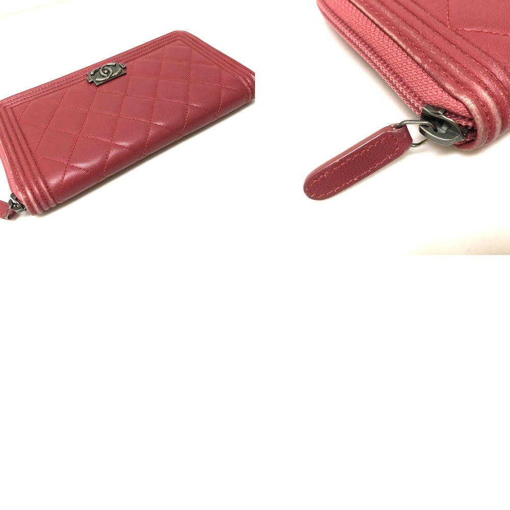 CHANEL A68733 ラウンドファスナー長財布 ボーイシャネル ラムスキン レディース 長財布(小銭入れあり) - brandshop-reference