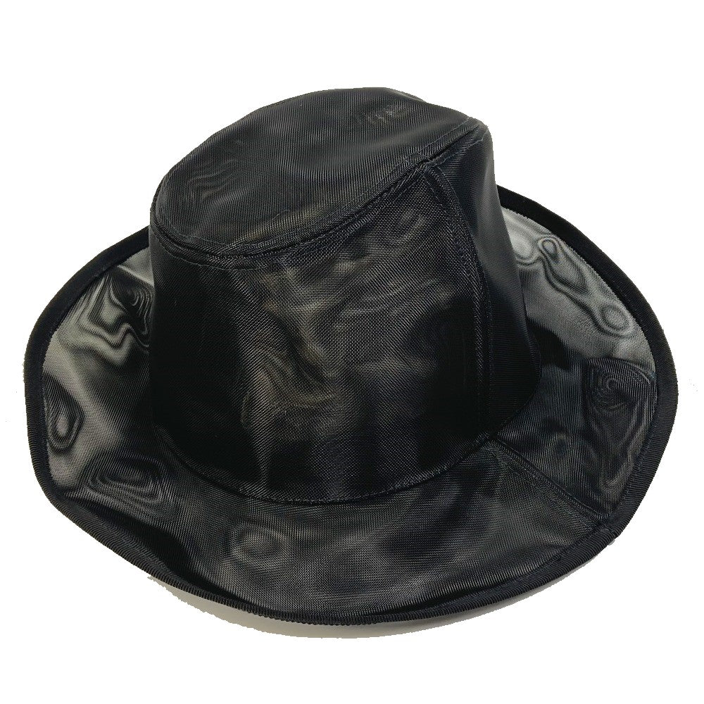 フェンディ FXQ206 メッシュ 帽子 ハット ポリアミド ブラック約56cm
