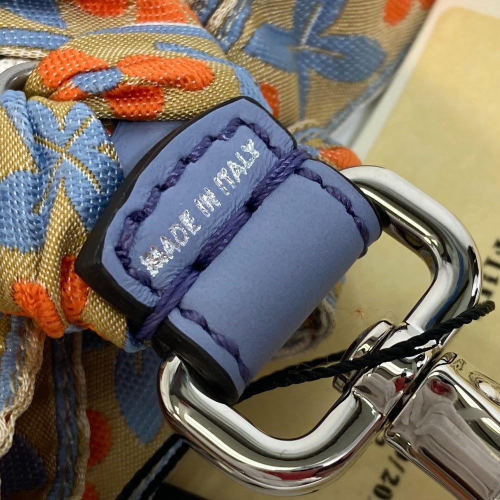 FENDI 8AV077 フラワー リボン 花柄 フラワー ストラップユー ショルダーストラップ レザー レディース - brandshop-reference