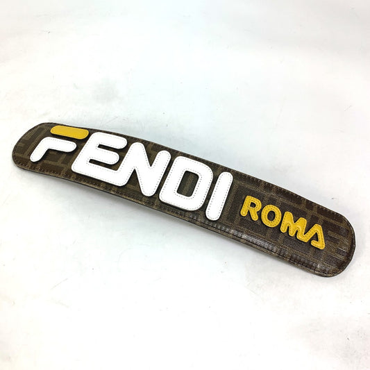 FENDI FILA フィラ ズッカ ストラップユー 肩パッド ショルダーストラップ コーティングキャンバス レディース - brandshop-reference