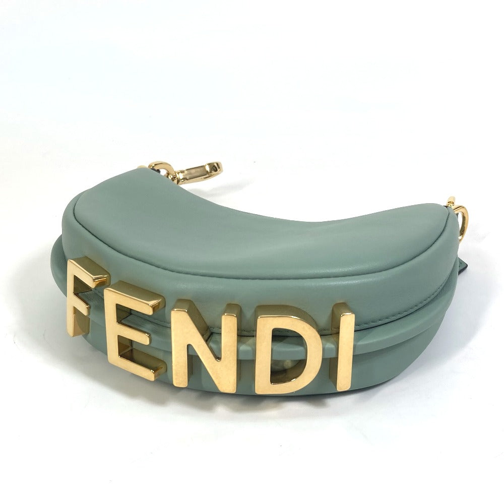 FENDI 7AS089 ロゴ パーティバッグ ナノ フェンディグラフィ