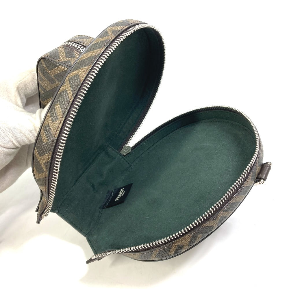 FENDI 7AS070AJJ4F1HR8 ズッカ ロゴ 卓球 ブラウンファブリック ピンポン ラケットケース ラケット&ボール3点 フルセット 雑貨 ラバー ユニセックス - brandshop-reference