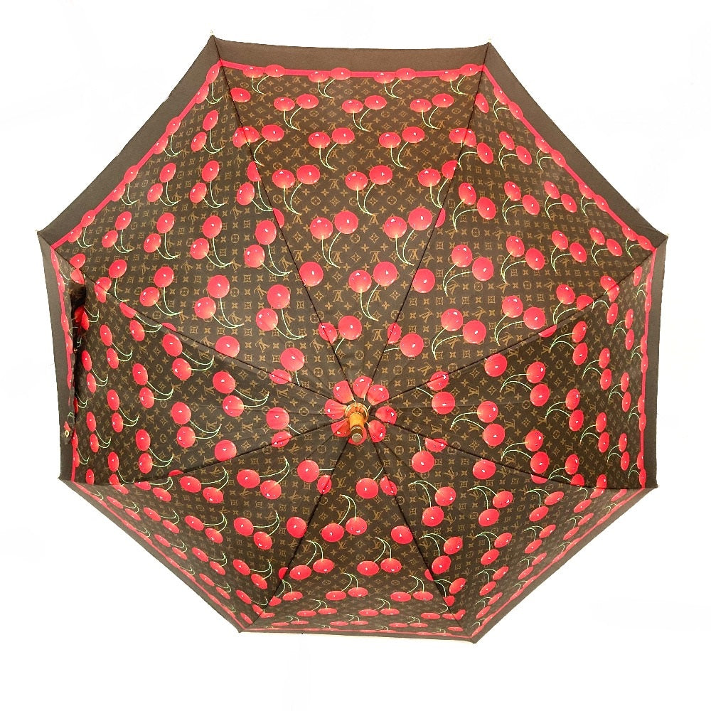 Louis Vuitton M70125 Monogram Cherry Murakami Barabriui Parasol Umbrella  paraguas Poliéster Damas