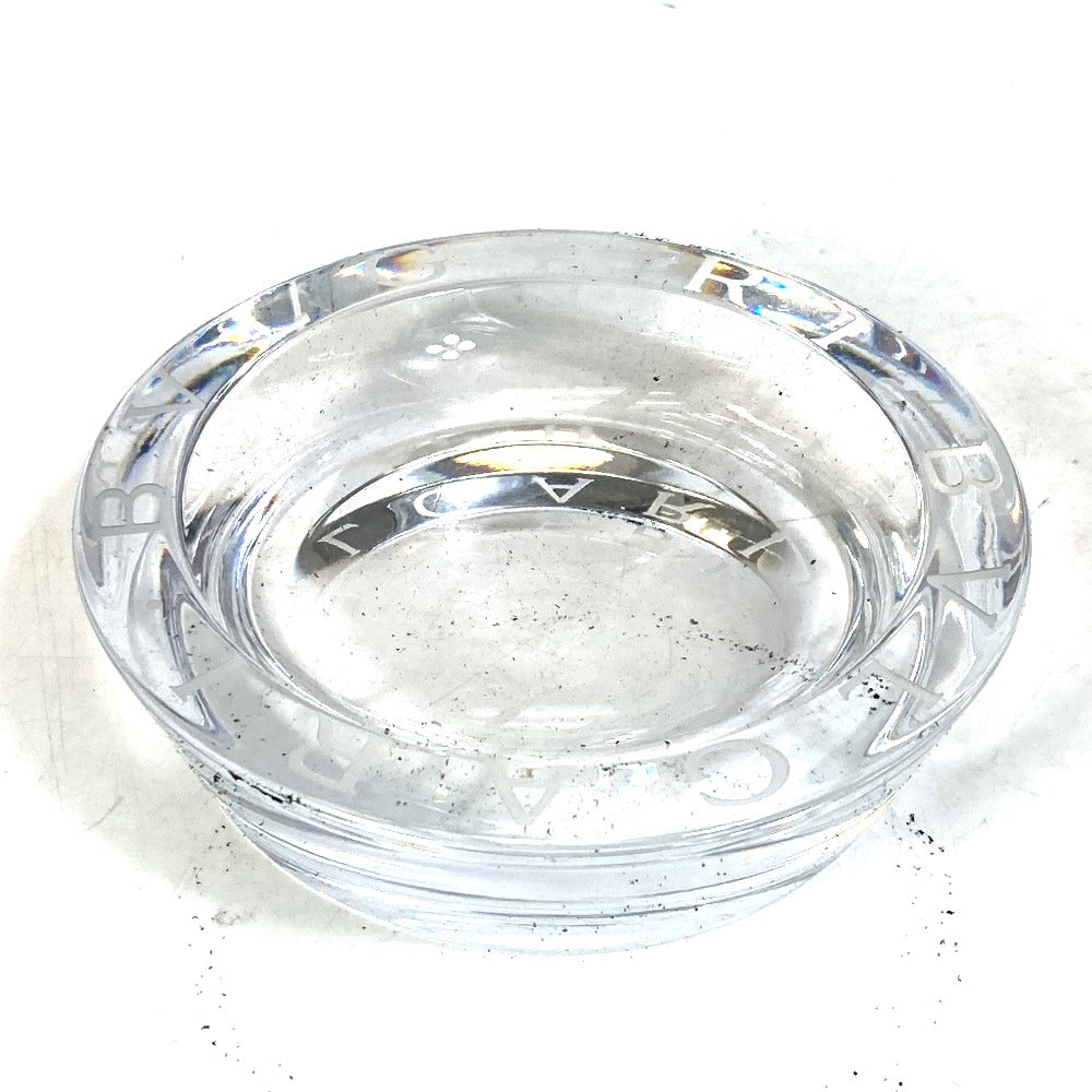 BVLGARI ローゼンタール Rosentha 丸型 ラウンド アッシュトレイ 灰皿 ガラス メンズ