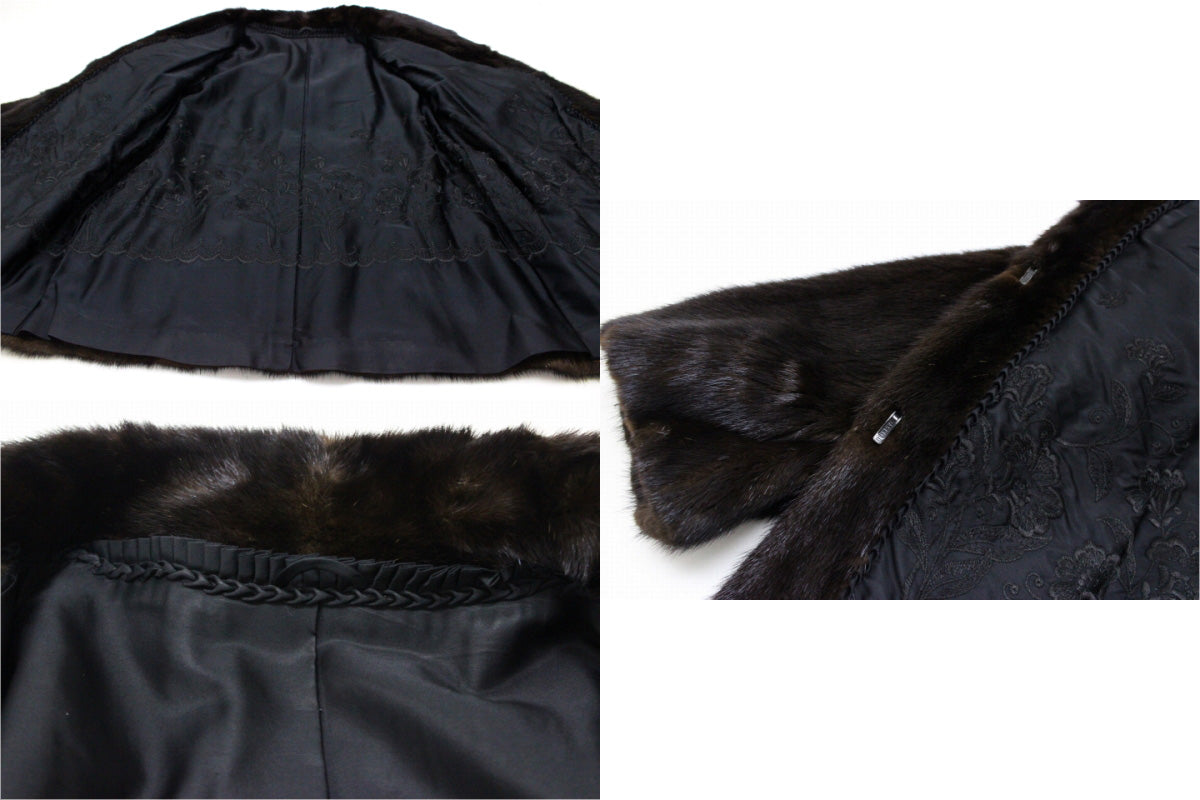 no brand ハーフコート 毛皮コート ミンク レディース ファーコート - brandshop-reference