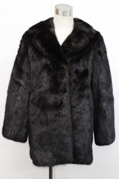no brand ハーフコート 毛皮コート ミンク レディース ファーコート - brandshop-reference
