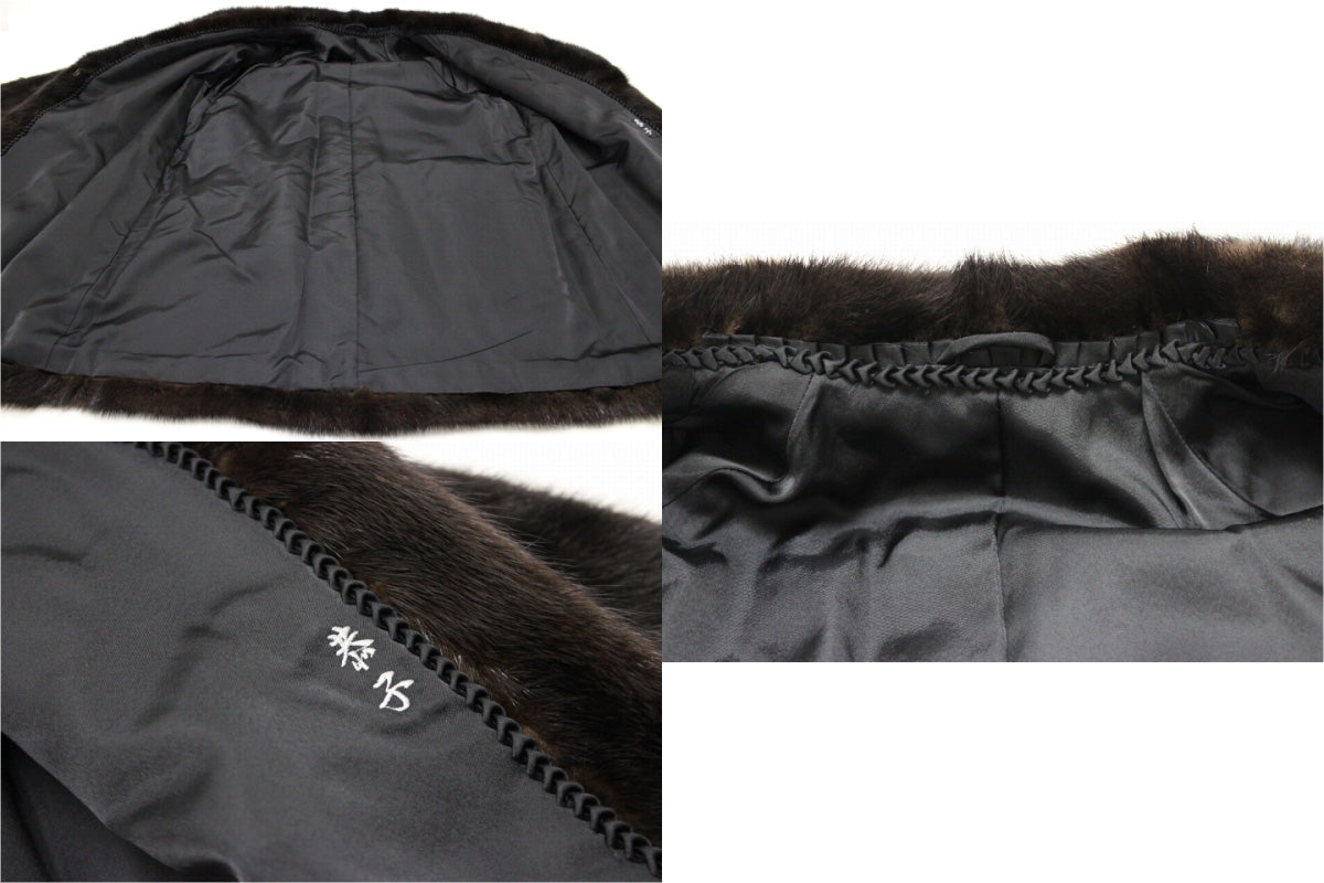 no brand ハーフコート 毛皮コート ミンク レディース ファーコート - brandshop-reference