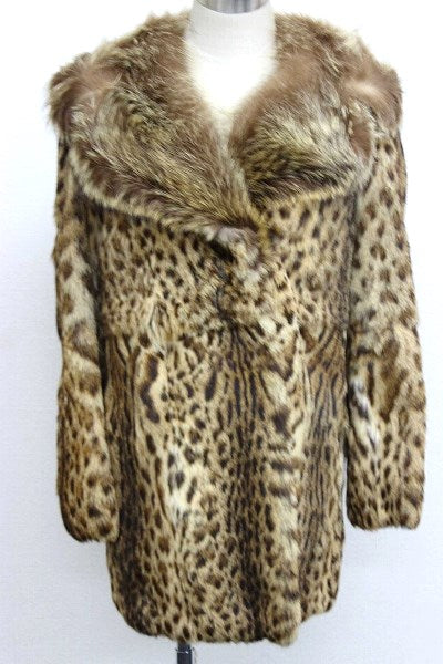 EMBA ハーフコート レオパードキャット ファーコート ファー レディース アウターその他 - brandshop-reference
