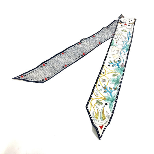 Dior ハート柄 ミッツア バンドースカーフ スカーフ シルク レディース - brandshop-reference