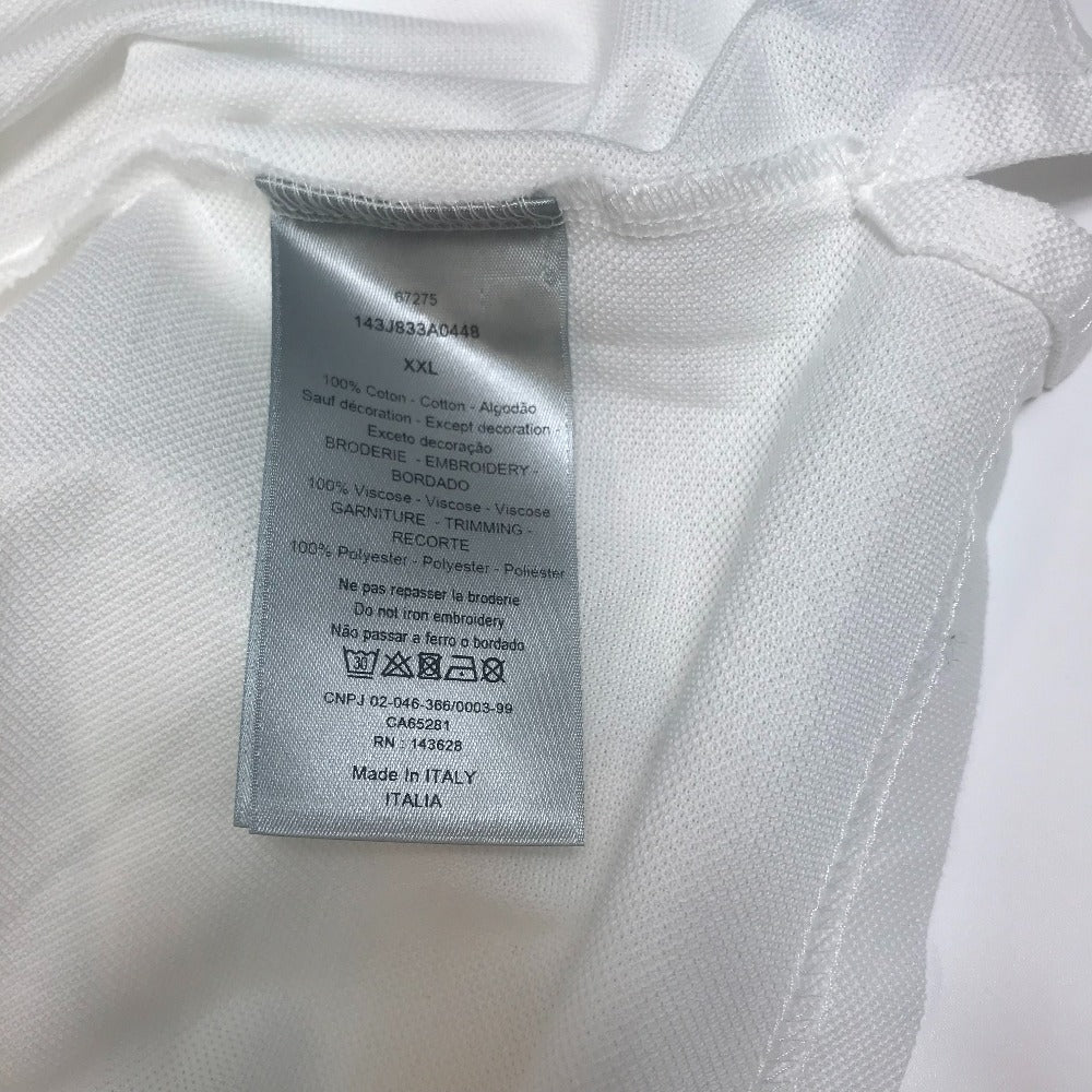 Dior 143J833A0448 ロゴ刺繍 KENNY SCHARF ケニーシャーフコラボ オーバーサイズ ポロシャツ コットン メンズ - brandshop-reference