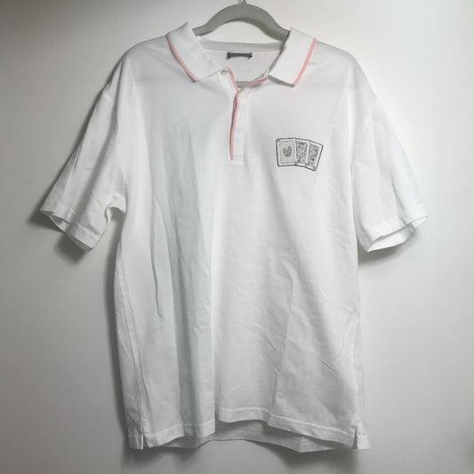 Dior 143J833A0448 ロゴ刺繍 KENNY SCHARF ケニーシャーフコラボ オーバーサイズ ポロシャツ コットン メンズ - brandshop-reference