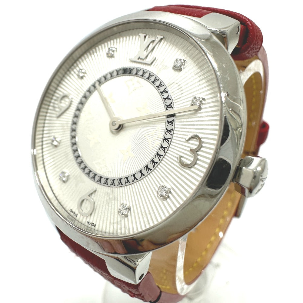 ルイヴィトン  タンブール スリム 8Pダイヤ 腕時計