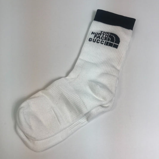 GUCCI 4G492 the north face ノースフェイスコラボ ソックス 靴下 コットン メンズ - brandshop-reference