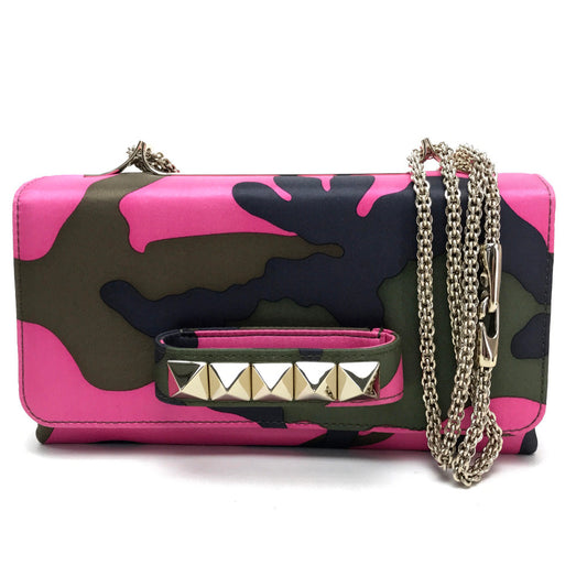 Valentino Garavani 2WAY クラッチバッグ 斜め掛け カモフラージュ 迷彩 ナイロン レディース ショルダーバッグ - brandshop-reference